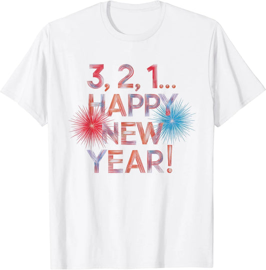 Happy New Year Fireworks Countdown Apparel T-Shirt